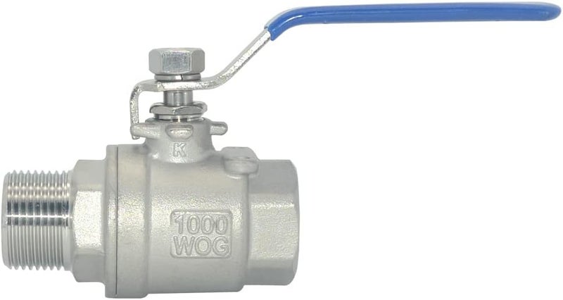 DAN SPEED 3/4 Inch Male x Female NPT Ball Valve S304 Stainless Steel,Full Port Heavy Duty for Water, Oil, and Gas,1000WOG (3/4 inch) - Image 3